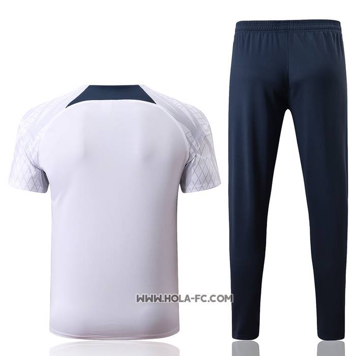 Chandal del Paris Saint-Germain 2022-2023 Manga Corta Blanco